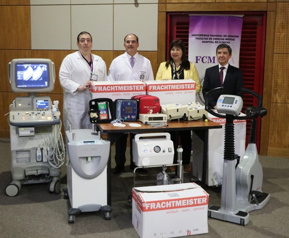 donacion equipos medicos a FCM UNA